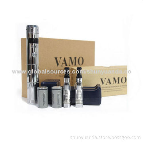Electronic cigarette mod with variable voltage mod